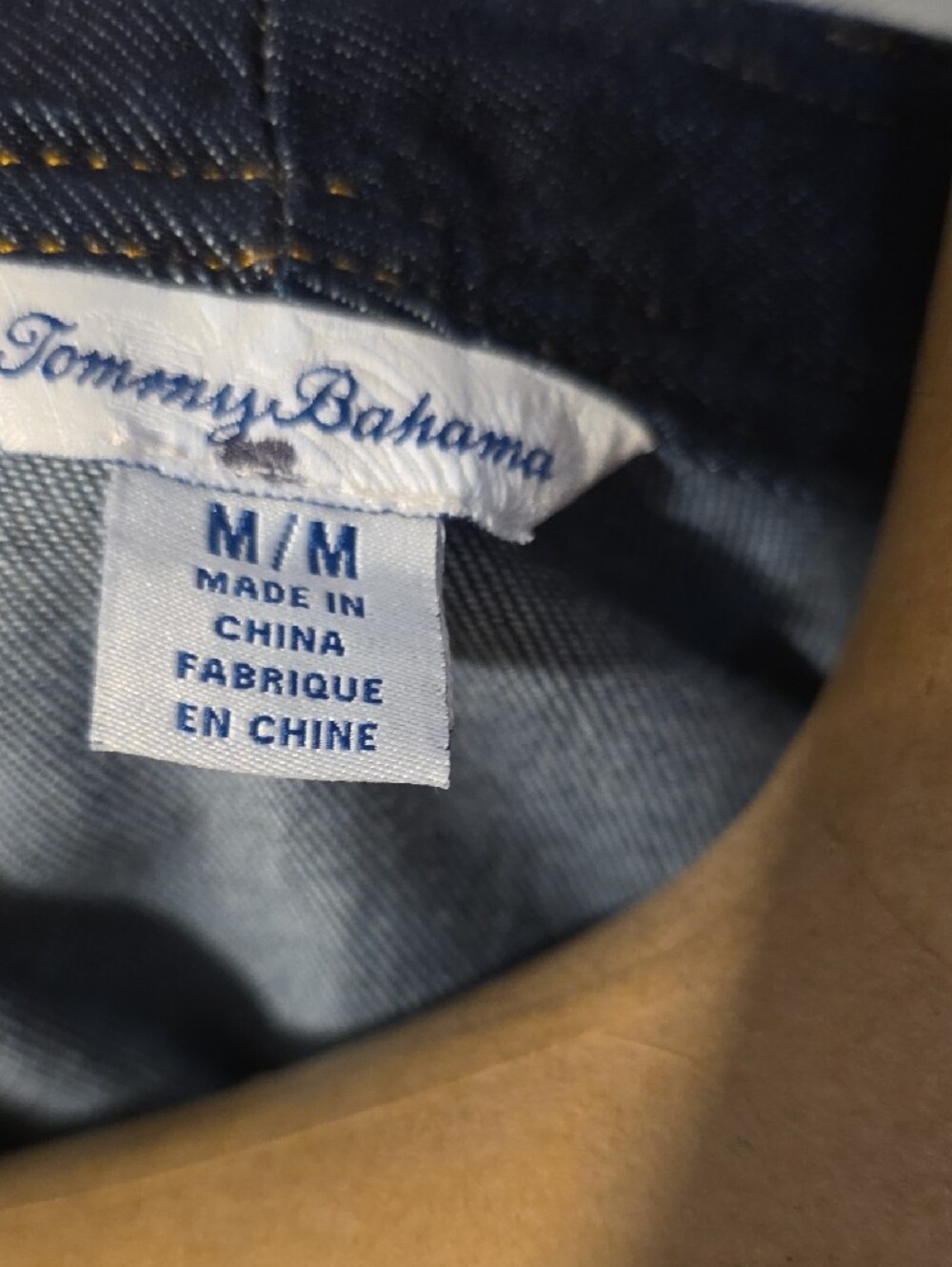 Tommy Bahama Dark Blue Denim Peplum Jacket - Picture 2 of 4
